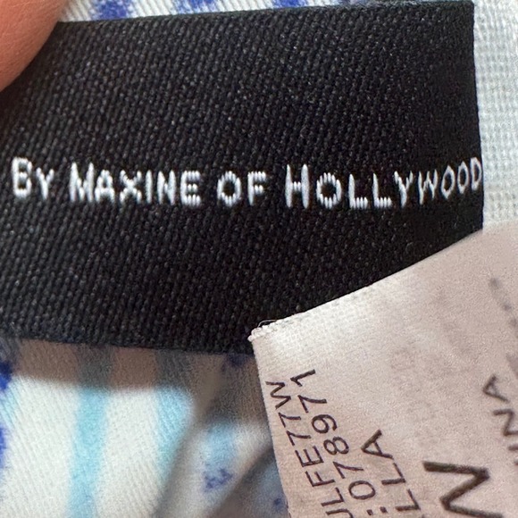 Maxine of Hollywood Women 16W Tropical Floral Swimdress Blue One Piece 9JLFE77W - Picture 6 of 9